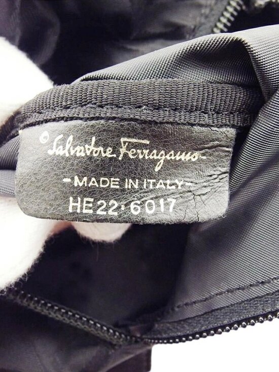 Salvatore Ferragamo Handbag Black gold Women Authentic secondhand - Picture 6 of 7